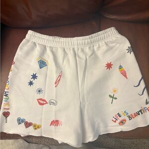 The Mayfair group LLC x I Scream Color “somebody loves you” shorts